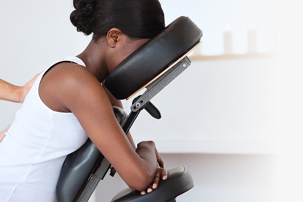 Black massage therapist
